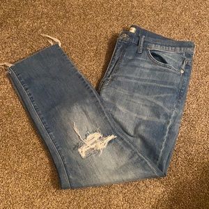 Madewell High rise slim boyfriend Jean